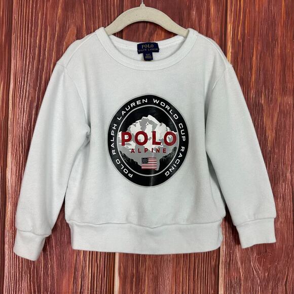 Polo Ralph Lauren Other - POLO Ralph Lauren ALPINE White Crewneck Sweatshirt Unisex Size 4T